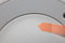 Ergovent RONDO125 - Instucbaar frameloos ventilatieventiel rond 125 mm - Hoogwaardig gips composiet - Wit