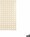 Antislipmat voor in de douche Beige PVC 68 x 36 x 1 cm (6 Stuks)