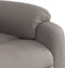 Fauteuil verstelbaar stof taupe