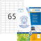 Merkloos 10820 - Recycling etiketten A4 38.1x21.2mm permanent - Wit (6500 stuks)