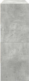 vidaXL - Schoenenrekken - 2 - st - stapelbaar - 89,5x30x40 - cm - betongrijs