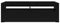 vidaXL - TV-kast - met - LED - Zwart - Eikenhout - 120x35x40 - cm - Bewerkt - hout