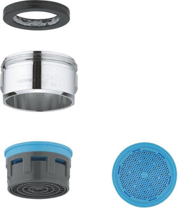 GROHE M24X1 - Mousseur - Doorstroomcapaciteit 15l/min - Chroom