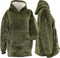 Unique Living Oversized Kids Hoodie Deep Green