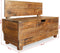 vidaXL - Bank - 86x40x60 - cm - massief - mahoniehout