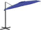 vidaXL - Zweefparasol - met - aluminium - paal - 400x300 - cm - azuurblauw