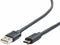 Gembird CCP-USB2-AMCM-10 - USB 2.0 type-A naar USB type-C kabel - 300 cm - Zwart