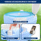 SereneLife Draagbaar Camping Toilet, 120 Spoelbeurten, Lekvrij, Gemaakt van Duurzaam PE Materiaal, Afneembare Afvaltank met Handspuit en Telefoonhouder, 20l