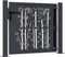 vidaXL - Poort - met - bamboe-ontwerp - 105x80 - cm - staal - antracietkleurig