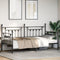 vidaXL - Ligbedframe - Zwart - 90x190 - cm - Staal