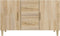 vidaXL - Dressoir - 100x36x60 - cm - bewerkt - hout - sonoma - eikenkleurig