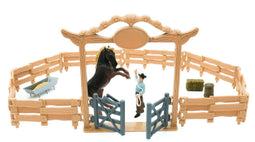 Mojo Farmland Western Ranch met Paard en Cowboy Speelset - 380064