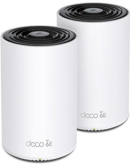 TP-Link Deco XE75 - Mesh Wifi 6E - 510m2 bereik - 5400 Mbps (2-pack)