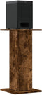 vidaXL - Speakerstandaards - 2 - st - 30x30x60 - cm - bewerkt - hout - gerookt - eiken