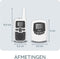 Alecto DBX-80 - Babyfoon met groot bereik tot 3km - Wit/Antraciet
