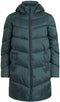 Vila Viadaya - Halflange jas - Afritsbare capuchon - Darkest Spruce Dames Maat 44