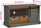 vidaXL - Tv-meubel - HALDEN - met - schuifdeur - grijs - 110x40x60 - cm - massief - hout
