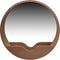 Zuiver Round Wall Spiegel/ Wandspiegel Rond 60 cm Hout - Bruin