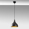LedLoket Turbo - Hanglamp - Dimbaar - Zwart goud 26 cm