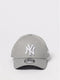 New Era 940 LEAG BASIC - New York Yankees Cap - 9FORTY - Grey/White - One size
