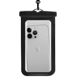 Muvit For Change - Recycle-teck IP68 Waterdichte Telefoonhoes - Tot 6.5'' - Zwart
