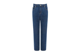 Milanoro jeansbroek - Straight fit - Donkerblauw - Maat 34 - 30