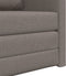 vidaXL - Vloer - Sofa - Bed - 2-in-1 - Taupe - 74x77x81 - cm - Stof