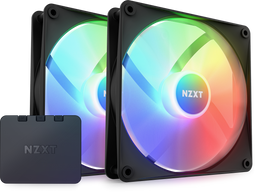 NZXT F140 RGB Core - Ventilator - 140mm - 2x (twin pack) - Zwart (2 stuks)