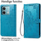imoshion Hoesje Geschikt voor Xiaomi Redmi Note 13 (5G) Hoesje Met Pasjeshouder - imoshion Mandala Bookcase - Turquoise