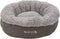 Scruffs Cosy donutmand - Ronde kattenmand met pluche ligvlak - Ø 45 cm - Caramel Brown
