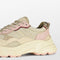 PS Poelman TOKIO - Dames Sneakers - Chunky - Beige Multi - Maat 36