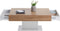 FMD - Salontafel - antiek-eikenkleurig - en - wit