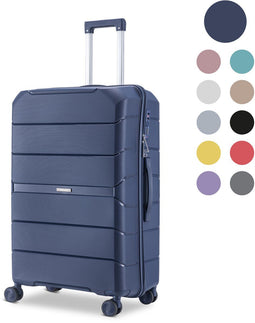SKYCASES Urban Adventurer - Grote Reiskoffer - 110L - Cijferslot - 49x30x75cm - Donkerblauw V2