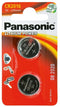Panasonic CR-2016EL/2B - Knoopcel lithium CR2016 - 3 Volt 20x1,6mm (2 stuks)