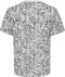 ONLY & SONS ONSADRIEL LIFE REG SS AOP TEE - Heren T-Shirt - 100% Organic Cotton - Bladeren print - Maat S