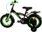 Volare Thombike Kinderfiets - Jongensfiets - 12 inch - Afneembare zijwieltjes - Zwart Groen
