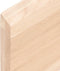 vidaXL - Wandschap - 60x20x4 - cm - onbehandeld - massief - eikenhout