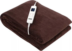 NOVEEN EB651 - Luxe Elektrische Deken - 10 Temperatuurniveaus - Bruin