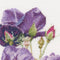 Thea Gouverneur - Borduurpakket met telpatroon - 413 - Voorgesorteerde DMC Garens - Blauwe Rozen Rapsodie - Linnen - 44 cm x 32 cm - DIY Kit