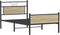 vidaXL - Bedframe - zonder - matras - hout - sonoma - eikenkleurig - 100x200 - cm