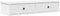 vidaXL - Wandschap - met - lades - 100x37,5x19 - cm - bewerkt - hout - wit