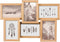 Atmosphera Collage Fotolijst - 44 x 31 cm - hout - voor 6 foto's van 10 x 15 cm - fotoframe - woonaccessoires