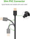 Ugreen US132 - USB mini USB kabel - 480 Mbps - 3 m - zwart
