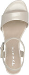Tamaris ESSENTIALS - Dames Sandalen - Blokhak 4,5 cm - CHAMPAGNE