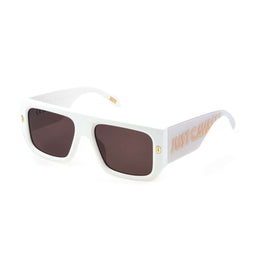 Just Cavalli SJC098V - Zonnebril Dames - UV400 - Ø 56 mm - Wit/Bruin