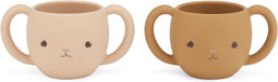Konges Sløjd Cutie Cup Rose Caramel - Drinkbeker - Set van 2 - Siliconen