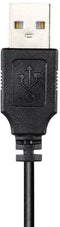 Hama HS-USB300 - Over-Ear headset - Beweegbare microfoonarm en mute-knop - Zwart