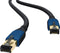 Oehlbach D1C19352 RJ45 Netwerkkabel, patchkabel CAT 8.1 1.00 m Zwart 1 stuk(s)