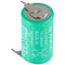 Varta 6127 CR1/2AA with print connection +--, pitch 10mm, positive pole 1 print, negative pole 2 pri