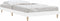 vidaXL - Bedframe - bewerkt - hout - wit - 100x200 - cm